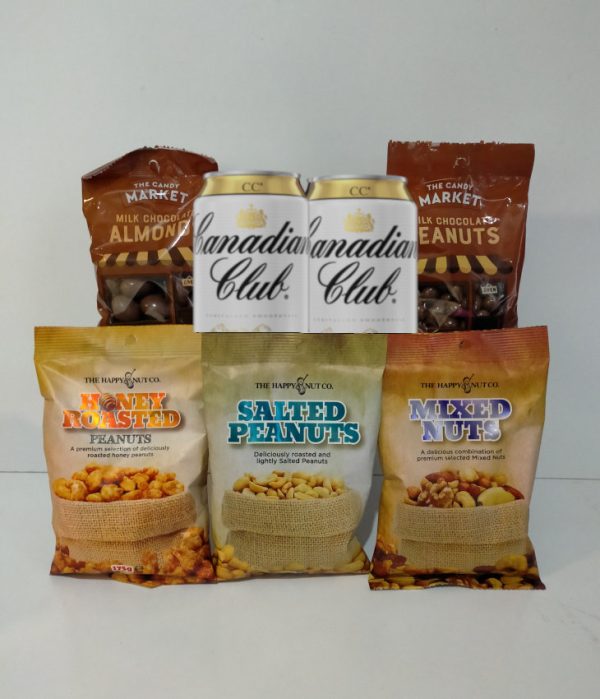 Canadian Club nut gift pack